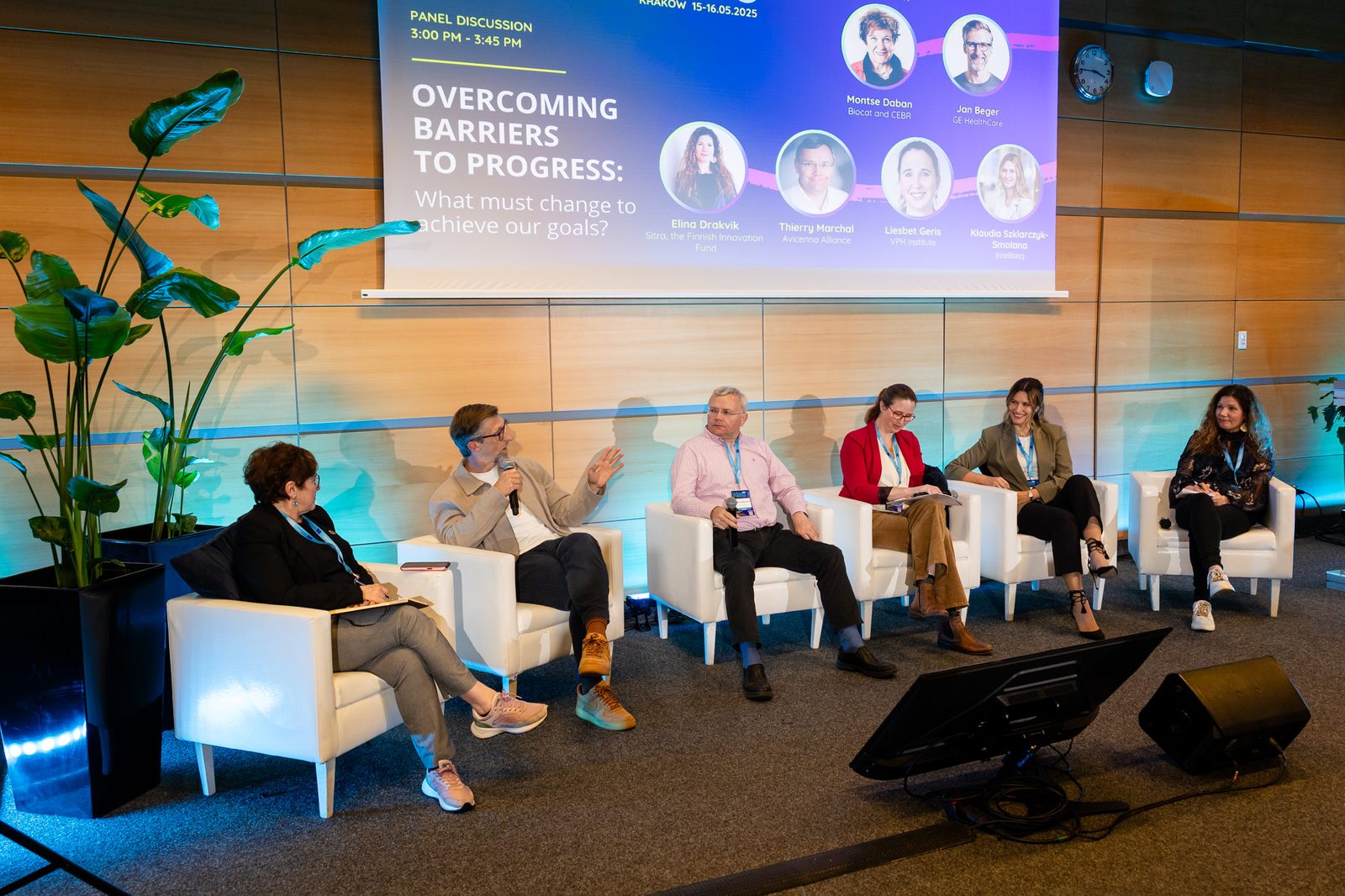 Jan Beger on the Overcoming Barriers to Progress panel at LSX